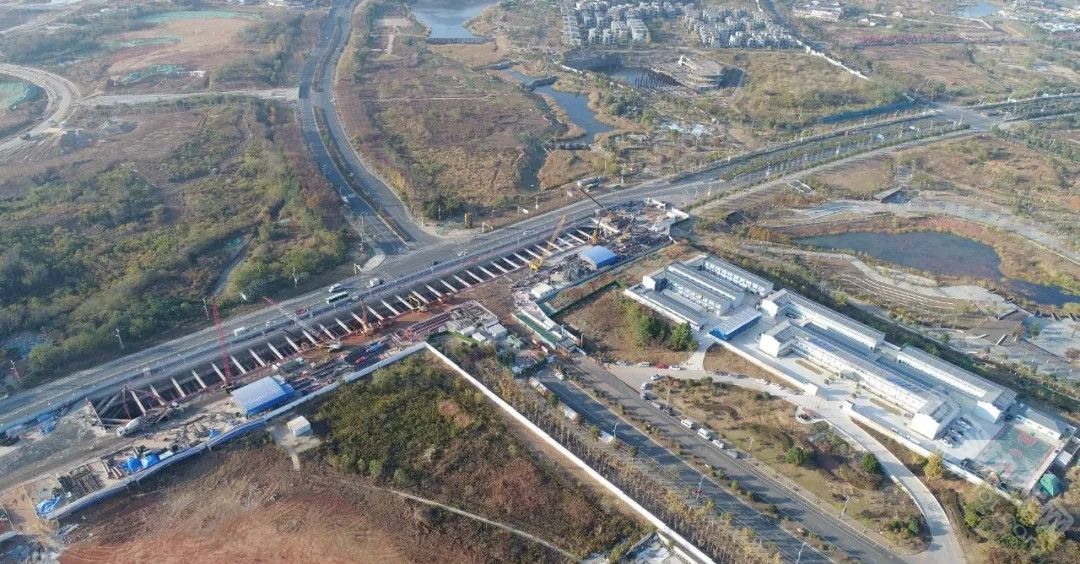 宁句城际汤山新城站建设进展下一站就是黄梅站